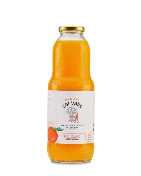 Bio Mandarinen Direktsaft, ungefiltert von Cal Valls | Zumo directo ecológico de mandarina sin filtrar de Cal Valls