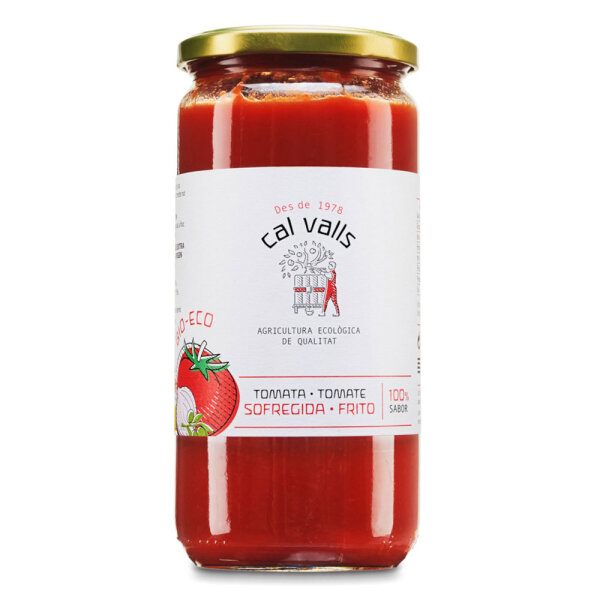 700g Bio gebratene Tomatenpüree von Cal Valls | Puré de tomate sofrito ecológico de Cal Valls