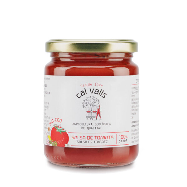290g Bio Tomatensauce von Cal Valls | Salsa de tomate ecológica de Cal Valls